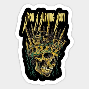 UPON A BURNING BODY MERCH VTG Sticker